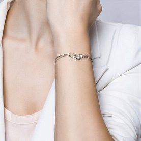 Браслет SOKOLOV - Серебро 925, Фианит (арт. 94050211)