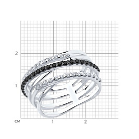 Кольцо SOKOLOV - Серебро 925, Фианит (арт. 94013672)