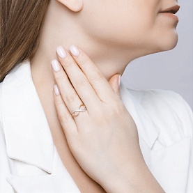 Кольцо SOKOLOV - Серебро 925, Фианит (арт. 93010391)