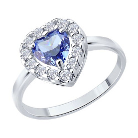 Кольцо SOKOLOV - Серебро 925, Фианит (арт. 94014693)