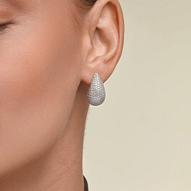 Серьги SOKOLOV - Серебро 925, Фианит (арт. 94027578)