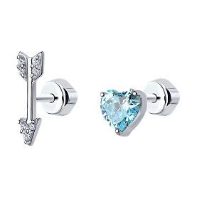 Серьги SOKOLOV - Серебро 925, Фианит (арт. 94025597)