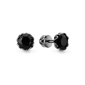 Серьги Дар - Серебро 925, Шпинель (арт. С-5067чрс416)