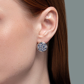 Серьги SOKOLOV - Серебро 925, Фианит (арт. 94026431)