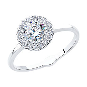 Кольцо Diamant - Серебро 925, Фианит (арт. 94-110-00600-1)