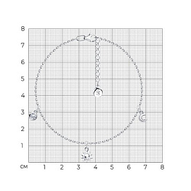 Браслет SOKOLOV - Серебро 925, Фианит (арт. 94050801)