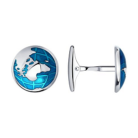 Запонки SOKOLOV - Серебро 925, Эмаль (арт. 94160062)