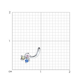 Пирсинг SOKOLOV - Серебро 925, Фианит (арт. 94060031)