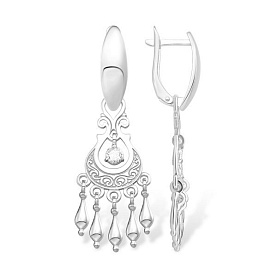 Серьги EFREMOV - Серебро 925, Фианит (арт. 12100112372-501)