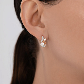 Серьги SOKOLOV - Серебро 925, Фианит (арт. 93022459)