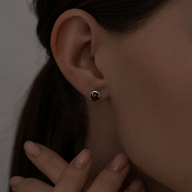 Серьги SOKOLOV - Серебро 925, Гранат (арт. 92022561)