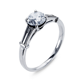 Кольцо Platinum Lab. - Платина 950, Бриллиант (арт. ПК-036-01)