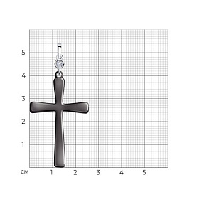 Подвеска SOKOLOV - Серебро 925, Керамика, Фианит (арт. 94032504)
