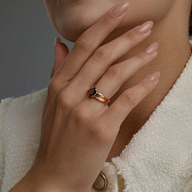 Кольцо SOKOLOV - Серебро 925, Гранат (арт. 92014849)