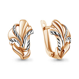 Серьги Аквамарин - Серебро 925 (арт. 33597.6)