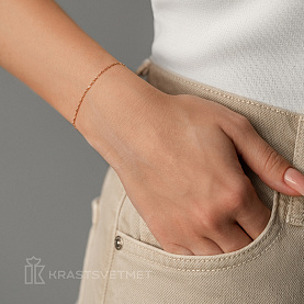 Браслет Красцветмет - Золото 585 (арт. НБ12-028#0.20)