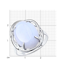 Кольцо Diamant - Серебро 925, Агат (арт. 94-310-00912-1)