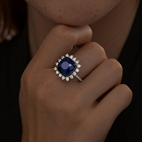 Кольцо SOKOLOV - Серебро 925, Фианит (арт. 94013826)