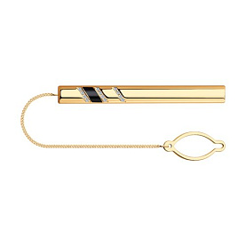 Зажим SOKOLOV - Серебро 925, Фианит, Эмаль (арт. 93090001)