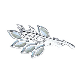 Брошь SOKOLOV - Серебро 925, Топаз, Фианит (арт. 92040009)