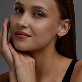 Серьги SOKOLOV - Серебро 925, Аметист (арт. 92025347)