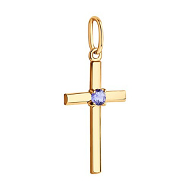 Подвеска SOKOLOV - Серебро 925, Танзанит (арт. 92030779)