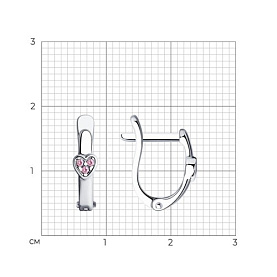 Серьги Diamant - Серебро 925, Фианит (арт. 94-120-01131-1)