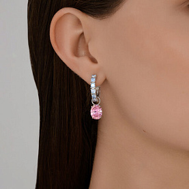 Серьги SOKOLOV - Серебро 925, Фианит (арт. 94026918)