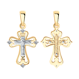 Подвеска SOKOLOV - Золото 375, Фианит (арт. 121413-4)