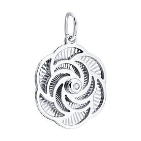Подвеска Diamant - Серебро 925, Фианит (арт. 94-130-00530-1)