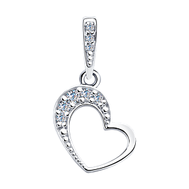 Подвеска SOKOLOV - Серебро 925, Фианит (арт. 94032309)