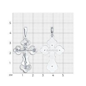 Подвеска SOKOLOV - Серебро 925, Фианит (арт. 94120001)