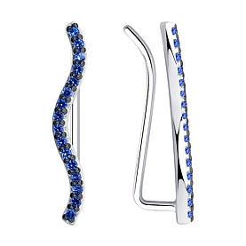 Серьги SOKOLOV - Серебро 925, Фианит (арт. 94023861)