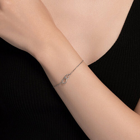 Браслет SOKOLOV - Серебро 925, Фианит (арт. 94051100-91)