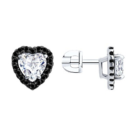 Серьги Diamant - Серебро 925, Фианит (арт. 94-122-00122-1)