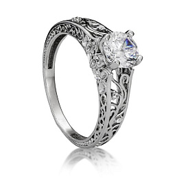 Кольцо Галатея - Серебро 925, Фианит (арт. 2671.1)