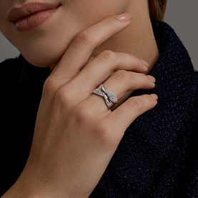 Кольцо SOKOLOV - Серебро 925, Фианит (арт. 94014834)