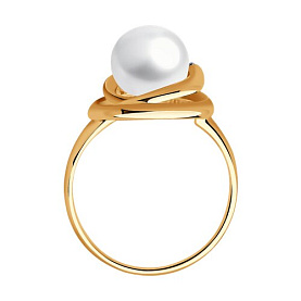 Кольцо Diamant - Серебро 925, Жемчуг культивированный, Фианит (арт. 93-310-01927-1)