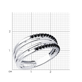 Кольцо Diamant - Серебро 925, Фианит (арт. 94-110-01577-1)