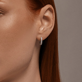 Серьги SOKOLOV - Серебро 925, Фианит (арт. 94026678)