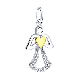 Подвеска Diamant - Серебро 925, Фианит (арт. 94-130-00134-1)