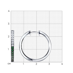 Серьги SOKOLOV - Серебро 925, Фианит (арт. 94027749)