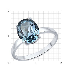 Кольцо SOKOLOV - Серебро 925, Кристалл (арт. 94014930)