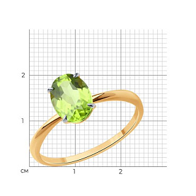 Кольцо Diamant - Золото 585, Хризолит (арт. 51-310-01929-3)