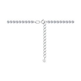 Колье SOKOLOV - Серебро 925, Фианит (арт. 94071330)