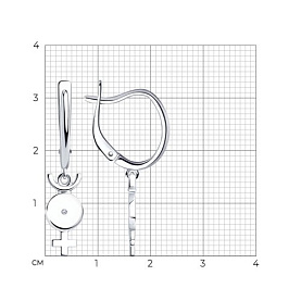 Серьги SOKOLOV - Серебро 925, Фианит (арт. 94024453)