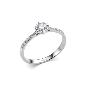 Кольцо Дар - Серебро 925, Синтетический муассанит, Фианит (арт. К-5172рс1612800)