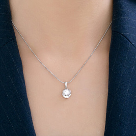 Подвеска Diamant - Серебро 925, Фианит (арт. 94-130-00094-1)