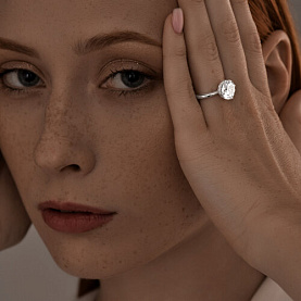 Кольцо SOKOLOV - Серебро 925, Фианит (арт. 94013294)