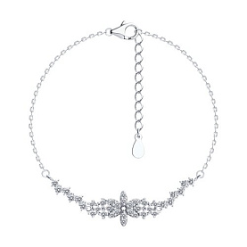 Браслет SOKOLOV - Серебро 925, Фианит (арт. 94051636-91)